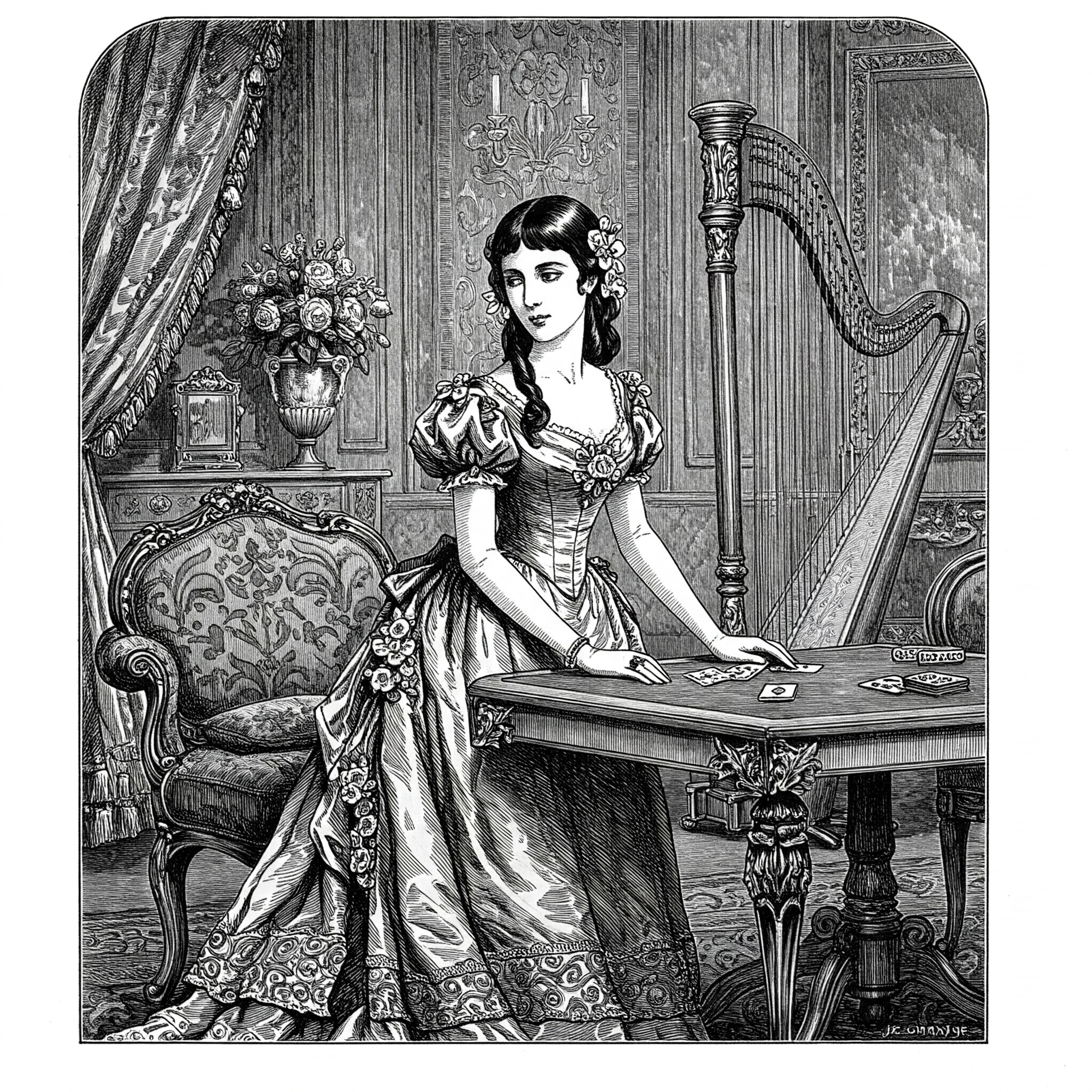 the tragic love of Charles and Belle Cora